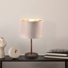 Béžová stolová lampa moderná, Ercan