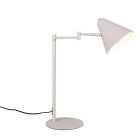 Sivá lampa na písací stôl moderná, Jille, s vypínačom