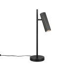 Čierna stolová lampa moderná, Sieb, s vypínačom