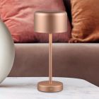 Bronzová stolová lampa moderná, Dustin, 1,5 W, LED 3000 K, s dotykovým stmievačom
