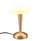Mosadzná stolová lampa moderná, Delila, s dotykovým stmievačom