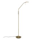 Mosadzná oblúková lampa moderná, Bilge, 12 W, LED s nastaviteľnou farbou svetla, s vypínačom