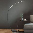 Čierna oblúková lampa moderná, Yoel, 18 W, LED 3000 K, s vypínačom