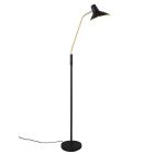 Čierna stojaca lampa klasická, Merit