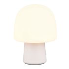 Biela stolová lampa moderná, Marloek