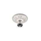Sádrová stropná lampa biela, Mandisa