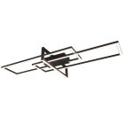 Čierna stropná lampa moderná, Hatun, 34 W, LED 3000 K