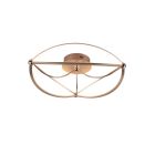 Mosadzná stropná lampa moderná, Remy, 42 W, LED 3000 K