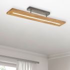 Hnedá stropná lampa vintage, Deka, 27 W, LED 3000 K