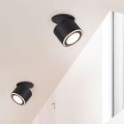 Čierna stropná lampa moderná, Jorno, 3,5 W, LED 3000 K