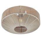 Krémová stropná lampa rustikálna, Martyn