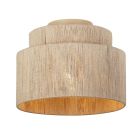 Béžová stropná lampa rustikálna, Rinus
