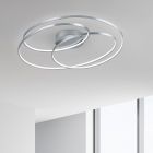 Niklová stropná lampa moderná, Sabra, 50 W, LED 3000 K