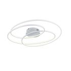 Biela stropná lampa moderná, Sabra, 50 W, LED 3000 K