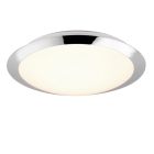 Chrómové stropné svietidlo do kúpeľne plastové, Ronan, 12 W, LED 3000 K, IP44