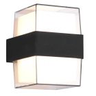 Antracité vonkajšie svietidlo moderné, Yeliz, 10 W, LED 3000 K, IP54