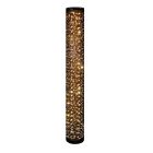 Čierna stojaca lampa moderná, Ewan, 6 W, LED 3000 K, s vypínačom
