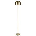 Mosadzná nabíjateľná stojaca lampa moderná, Dustin, 2,5 W, LED 3000 K, s 3-stupňovým stmievačom
