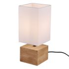 Hnedá stolová lampa moderná, Job, s vypínačom