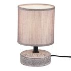 Keramická stolová lampa hnedá, Lola, s vypínačom