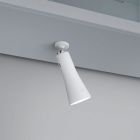 Biela stolová lampa kovová, Remko, 2 W, LED 3000 K, s dotykovým stmievačom