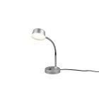 Niklová lampa na písací stôl moderná, Fabio, 4,5 W, LED 3000 K, s vypínačom