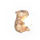 Zlatá stolová lampa moderná, Reduan, s vypínačom