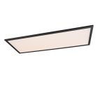 Čierna stropná lampa moderná, Marlise, 33,5 W, LED nastaviteľný od teplej po studenú bielu, s diaľkovým ovládačom