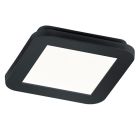 Čierne stropné svietidlo do kúpeľne moderné, Gistrup, 10 W, LED 3000 K, IP44