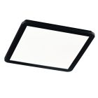Čierne stropné svietidlo do kúpeľne moderné, Gistrup, 24 W, LED 3000 K, IP44