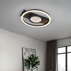 Čierne stropné svietidlo moderné, Sandhia, 16 W, LED 3000 K
