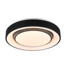 Čierna stropná lampa moderná, Freke, 20 W, LED RGBW