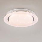 Biela stropná lampa moderná, Alpha, 18 W, LED nastaviteľný od teplej po studenú bielu, s diaľkovým ovládačom