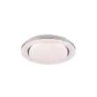 Biela stropná lampa moderná, Alpha, 22 W, LED nastaviteľný od teplej po studenú bielu, s diaľkovým ovládačom