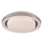 Biela stropná lampa moderná, Alpha, 10,5 W, LED nastaviteľný od teplej po studenú bielu, s diaľkovým ovládačom
