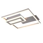 Niklová stropná lampa dizajnová, Shun, 22 W, LED 3000 K
