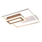 Sivá stropná lampa dizajnová, Shun, 22 W, LED 3000 K