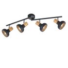 Čierne stropné bodové svetlo moderné, Toos