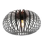 Industriálna stropná lampa čierna, Lieve