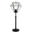 Industriálna stolová lampa čierna, Jochem, s vypínačom
