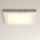 Plastové stropné svietidlo so senzorom biele, Luan, 20 W, LED 3000 K