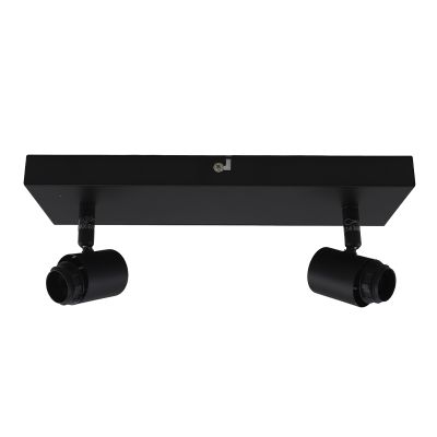 Hliníkové stropné svietidlo čierne, Rika