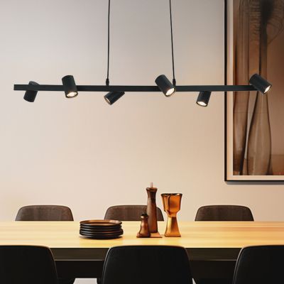 Moderné visiace svietidlo čierne, Carlos