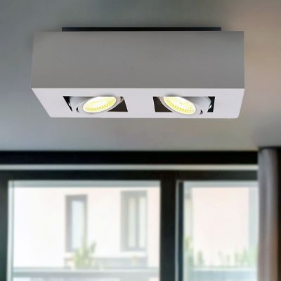 Moderné prisadené stropné svietidlo biele, Akira