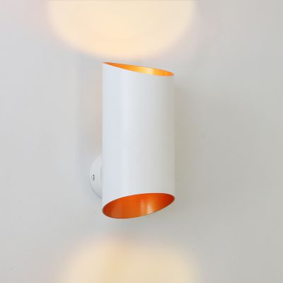 Moderné up down nástenné svietidlo biele, Dillan