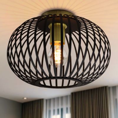 Industriálna stropná lampa zlatá, Lieve