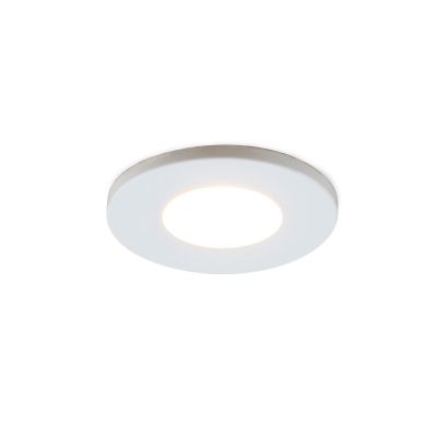 Moderné podhľadové svietidlo do altánku biele, Dico, 3 W, LED 2700 K, IP65