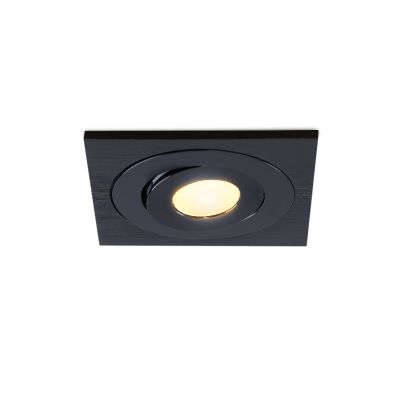 Moderné podhľadové svietidlo do altánku čierne, Rona, 3 W, LED 2700 K, IP44