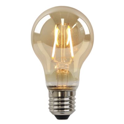 Stmievateľná LED žiarovka E27 Olucia Yona, jantárová, A60, 2W, 2200K