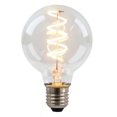 Stmievateľná žiarovka E27 Olucia LED Tuelo, G80, 4W, 2700K